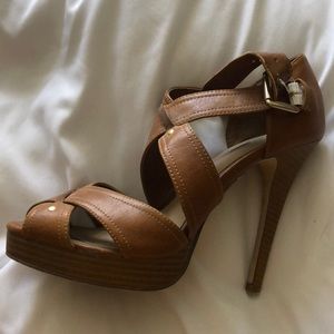 Nude or tan heels